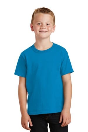 SAPPHIRE PC54Y port & company-youth core cotton tee