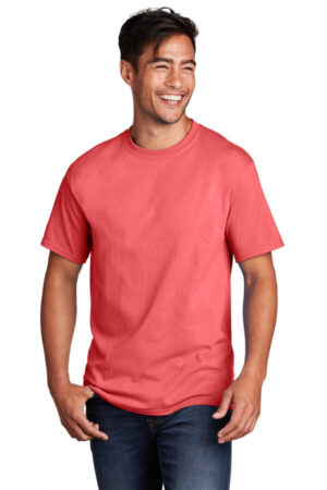CORAL PC54 port & company-core cotton tee