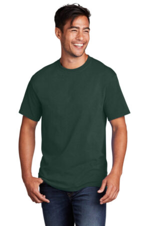 DARK GREEN PC54 port & company-core cotton tee