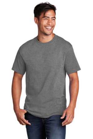 GRAPHITE HEATHER PC54 port & company-core cotton tee