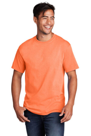 NEON ORANGE PC54 port & company-core cotton tee