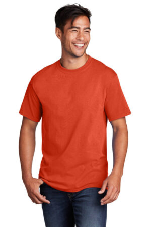 ORANGE PC54 port & company-core cotton tee