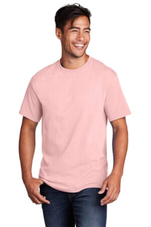 PALE BLUSH PC54 port & co core cotton tee