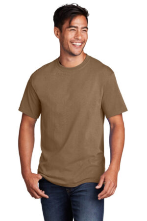 WOODLAND BROWN PC54 port & company-core cotton tee