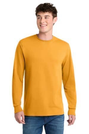GOLD GOLD PC55LS port & co long sleeve core blend tee