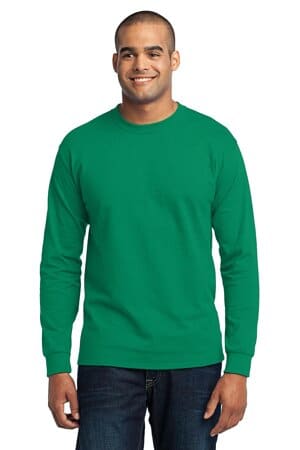 KELLY PC55LST port & company tall long sleeve core blend tee