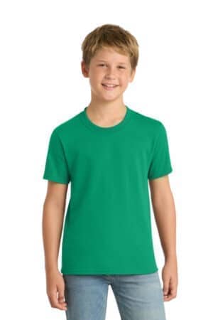 KELLY PC55Y port & co youth core blend tee