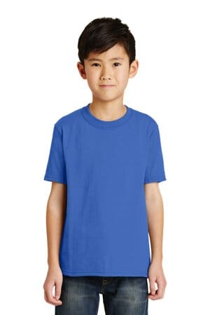 ROYAL PC55Y port & company-youth core blend tee