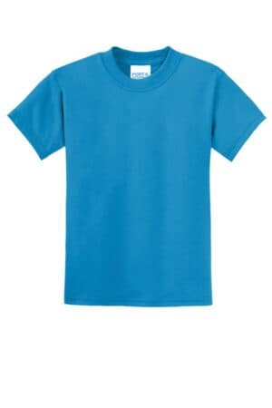 SAPPHIRE PC55Y port & company-youth core blend tee