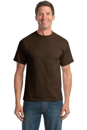 BROWN PC55T port & company tall core blend tee