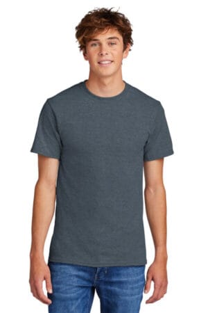 HEATHER NAVY PC55 port & company-core blend tee