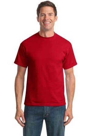 RED PC55T port & company tall core blend tee