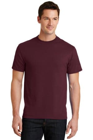 ATHLETIC MAROON PC55 port & company-core blend tee