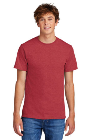 HEATHER RED PC55 port & company-core blend tee