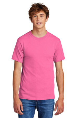 NEON PINK PC55 port & company-core blend tee