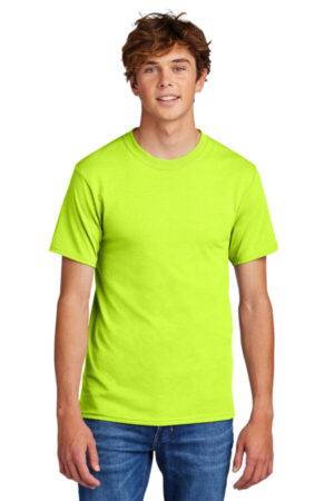 SAFETY GREEN PC55 port & co core blend tee