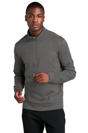 CHARCOAL PC590Q port & company performance fleece 1/4-zip pullover sweatshirt