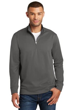 PC590Q port & company performance fleece 1/4-zip pullover sweatshirt