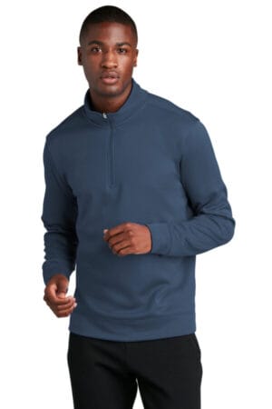 DEEP NAVY PC590Q port & company performance fleece 1/4-zip pullover sweatshirt