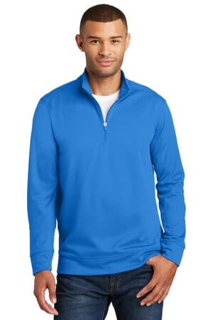 ROYAL PC590Q port & company performance fleece 1/4-zip pullover sweatshirt