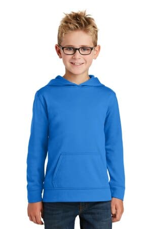PC590YH port & company youth performance fleece pullover hooded sweatshirt