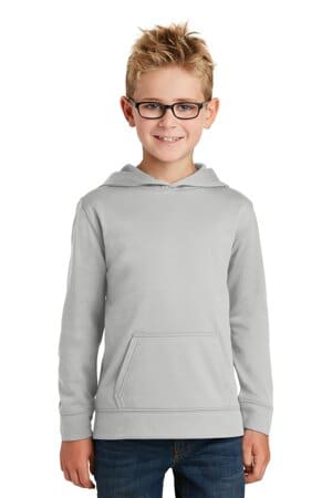 PC590YH port & company youth performance fleece pullover hooded sweatshirt