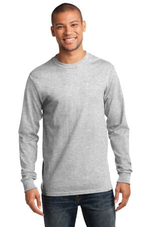 ASH PC61LST port & company-tall long sleeve essential tee