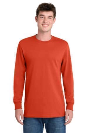PC61LST port & co tall long sleeve essential tee