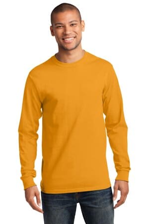 GOLD PC61LS port & company-long sleeve essential tee