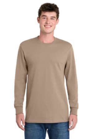 PC61LS port & co long sleeve essential tee