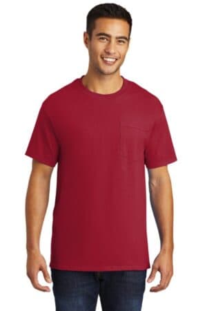 RED PC61PT port & company-tall essential pocket tee