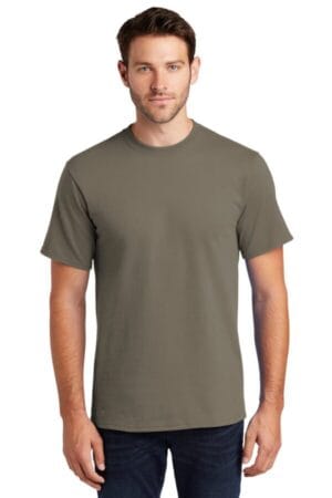 DUSTY BROWN PC61T port & company-tall essential tee