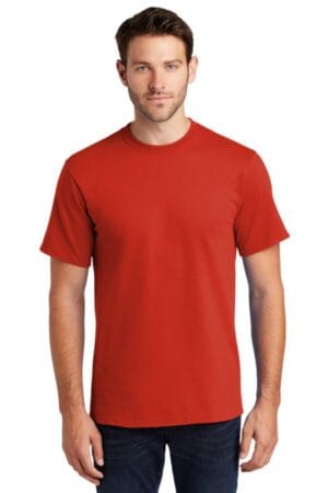 FIERY RED PC61T port & company-tall essential tee