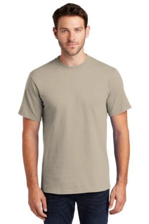 LIGHT SAND PC61T port & company-tall essential tee