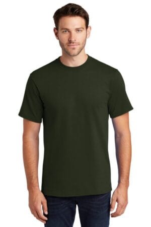 OLIVE PC61T port & company-tall essential tee