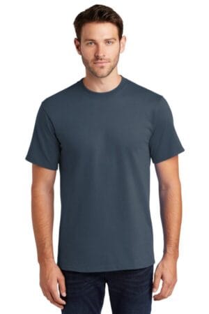 STEEL BLUE PC61T port & company-tall essential tee