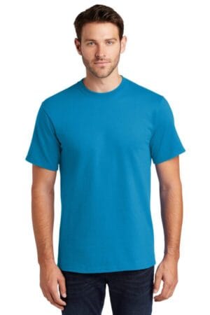 TURQUOISE PC61T port & company-tall essential tee