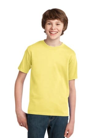 YELLOW PC61Y port & company-youth essential tee