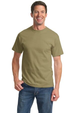 DUSTY BROWN PC61T port & company-tall essential tee