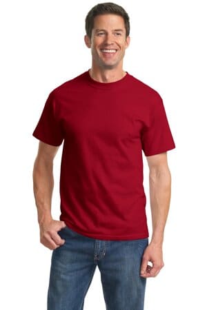 RICH RED PC61T port & company-tall essential tee