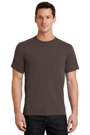 BROWN PC61 port & company-essential tee