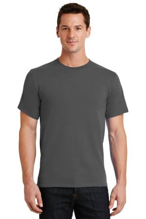 CHARCOAL PC61 port & company-essential tee