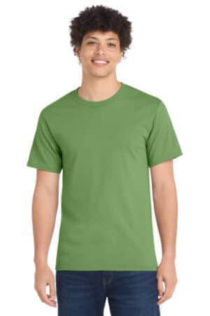 DILL GREEN PC61 port & co essential tee