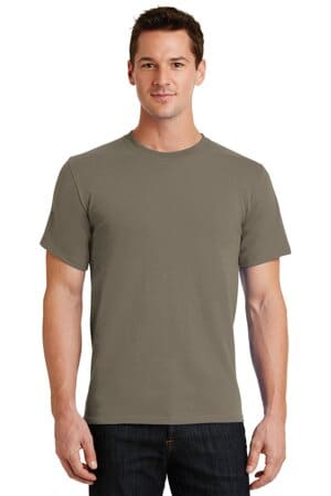 DUSTY BROWN PC61 port & company-essential tee