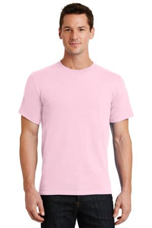 PALE PINK PC61 port & company-essential tee