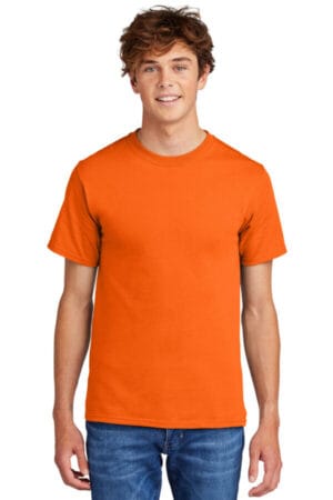 S. ORANGE PC61 port & co essential tee