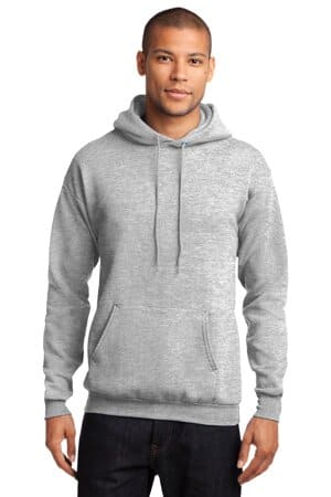 ASH PC78H port & company-core fleece pullover hooded sweatshirt