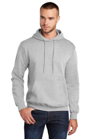 ASH PC78H port & company-core fleece pullover hooded sweatshirt