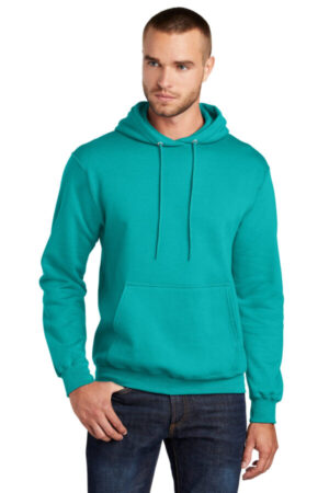 PC78H port & company-core fleece pullover hooded sweatshirt