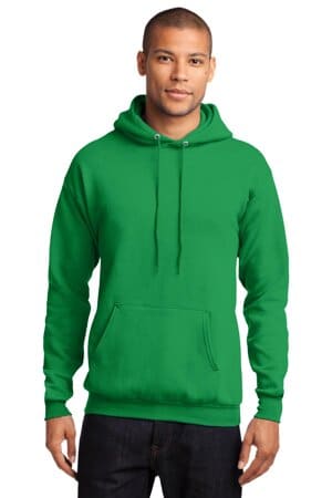 CLOVER GREEN PC78H port & company-core fleece pullover hooded sweatshirt